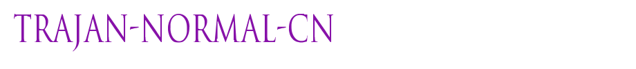 Trajan-Normal-Cn.ttf type, t letter English
(Art font online converter effect display)