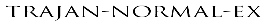 Trajan-Normal-Ex.ttf type, t letter English
(Art font online converter effect display)