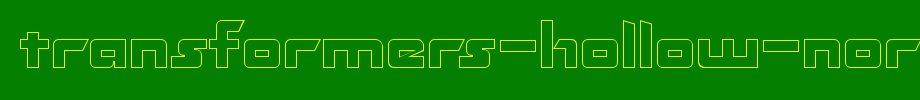 Transformers-Hollow-Normal.ttf type, t letter English
(Art font online converter effect display)