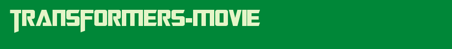 Transformers-Movie.ttf type, t letter English
(Art font online converter effect display)