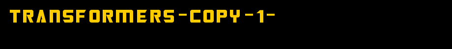 Transformers-copy-1-.ttf type, t letter English
(Art font online converter effect display)