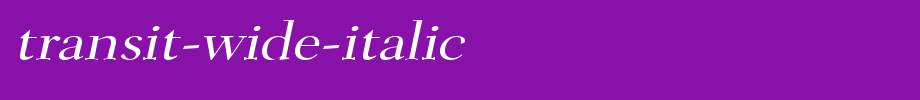 Transit-Wide-Italic.ttf type, t letter English
(Art font online converter effect display)