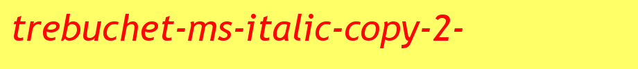 Trebuchet-MS-Italic-copy-2-.ttf类型，T字母英文
