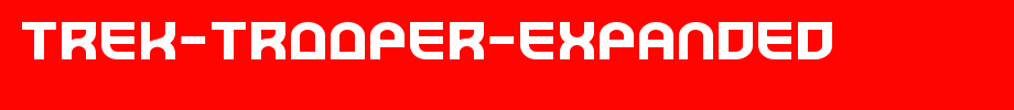 Trek-Trooper-Expanded.ttf type, t letter English
(Art font online converter effect display)