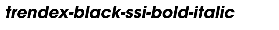 Trendex-black-SSI-bold-italic.ttf type, t letter English
(Art font online converter effect display)