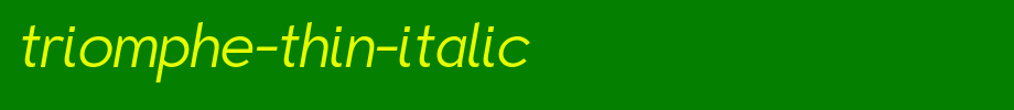 Triomphe-Thin-Italic.ttf type, t letter English
(Art font online converter effect display)