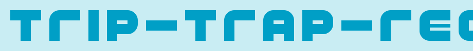 Trip-Trap-Regular.ttf类型，T字母英文(字体效果展示)
