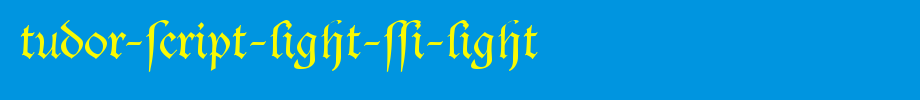 Tudor-Script-Light-SSi-Light.ttf类型，T字母英文
