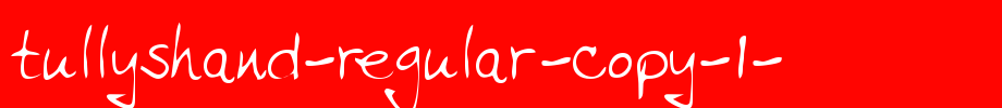 TullysHand-Regular-copy-1-.ttf type, t letter English
(Art font online converter effect display)