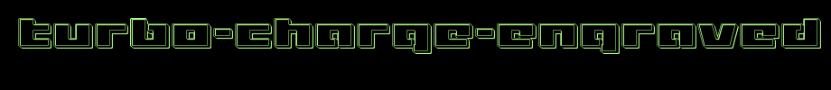 Turbo-charge-invaded. TTF type, t letters in English
(Art font online converter effect display)