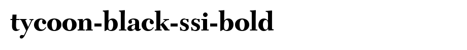 Tycoon-Black-SSi-Bold.ttf类型，T字母英文的文字样式