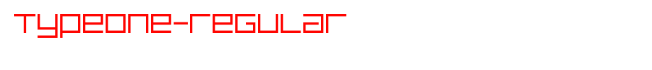 TypeOne-Regular.ttf type, t letter English
(Art font online converter effect display)