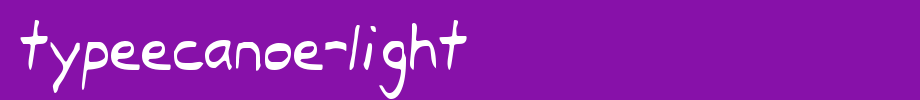 Typeecanoe-Light.ttf type, t letter English
(Art font online converter effect display)