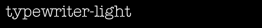 Typewriter-Light.ttf type, t letter English
(Art font online converter effect display)