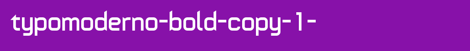 Typo modem-bold-copy-1-.TTF type, t letter English
(Art font online converter effect display)