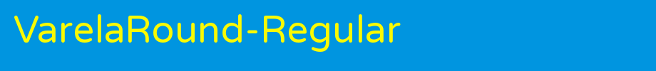 VarelaRound-Regular_ English font