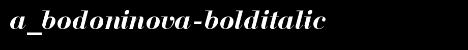A_BodoniNova-BoldItalic_ English font
(Art font online converter effect display)