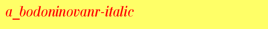 A_BodoniNovaNr-Italic_ English font
(Art font online converter effect display)