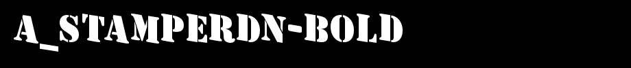 A _ stamp dn-bold _ English font
(Art font online converter effect display)