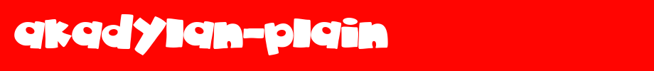 akaDylan-Plain
(Art font online converter effect display)