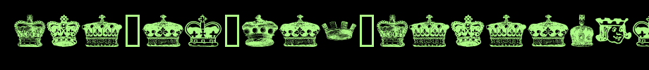 crowns-and-coronets.ttf(字体效果展示)