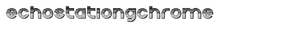 Echostationgchrome_ English font