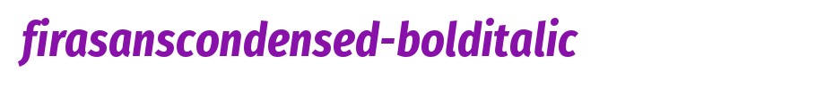 Fiasansondensed-bolditalic _ English font
(Art font online converter effect display)