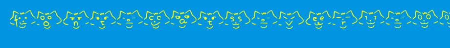 font-cats-ver1-00_英文字体字体效果展示