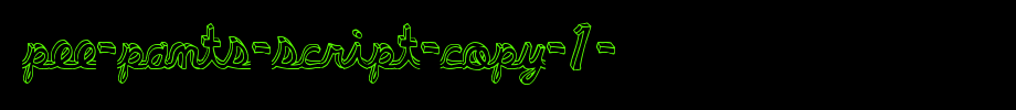 pee-pants-script-copy-1-.ttf
(Art font online converter effect display)