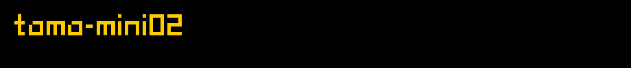 tama-mini02.ttf类型，T字母英文的文字样式