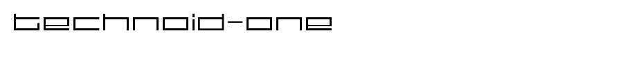 Technoid-one.ttf type, t letter English