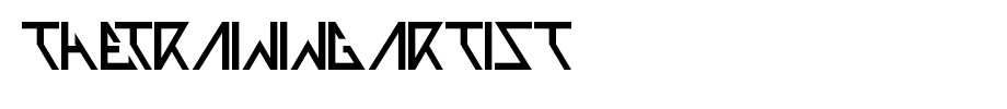 thetrainingartist.ttf类型，T字母英文的文字样式