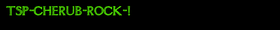 Tsp-cherub-rock-1.ttf type, t letters in English
(Art font online converter effect display)
