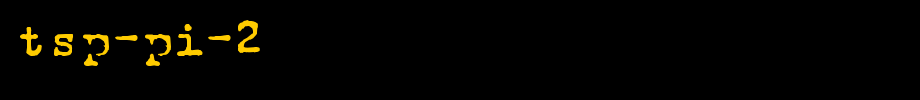 tsp-pi-2.ttf类型，T字母英文的文字样式