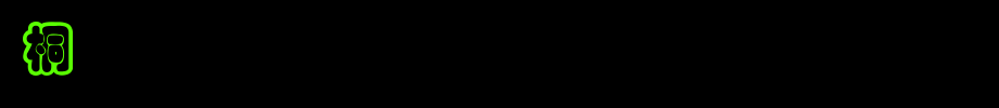 金梅黑框浮体字形_金梅字体(艺术字体在线转换器效果展示图)